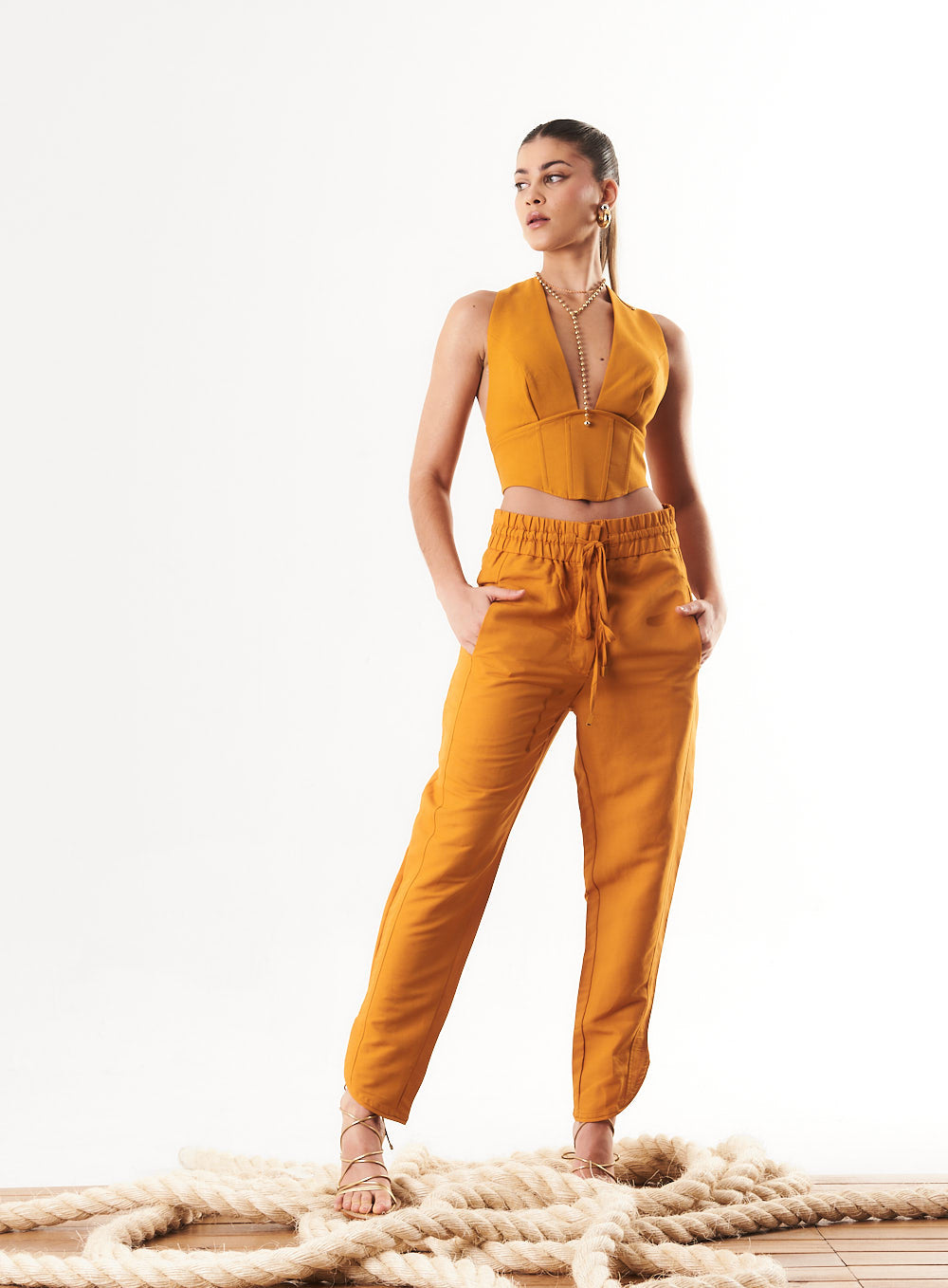 Calça Brasil linho